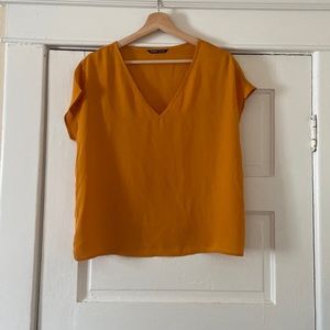 Shein mustard yellow top